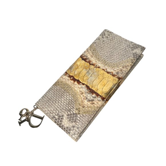 Christian Dior | Gold Python Chain Clutch - Picture 4 of 7